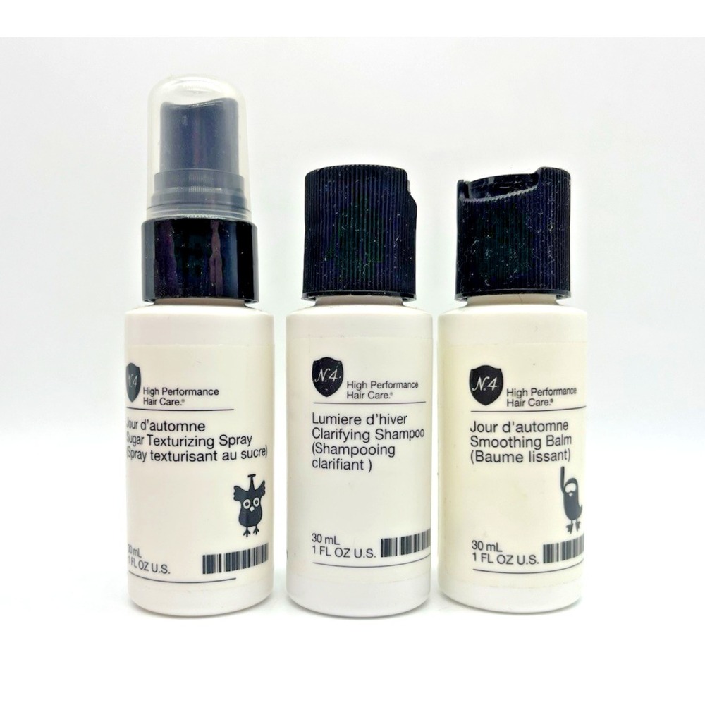 High Performance Hair Care Texturizing Spray Clarifying Shampoo Smoothing Balm